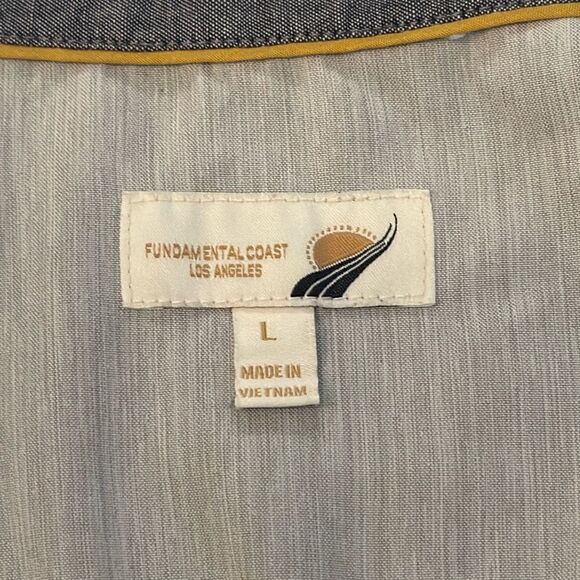 FUNDAMENTAL COAST Short Sleeve Button Front Shirt - Picture 2 of 10